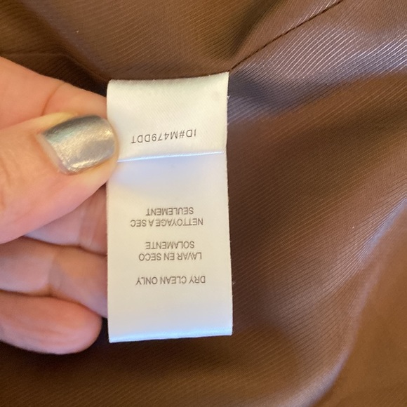 BCBGMaxAzria short sleeve jacket striped menswear navy Blazer M - Picture 9 of 12